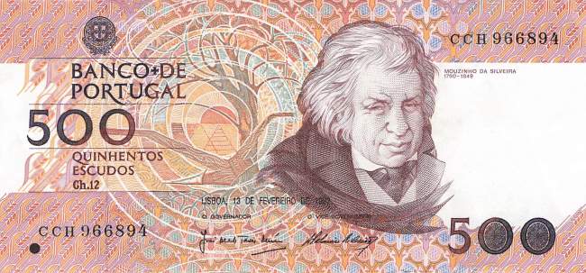 500 Escudos 13.2.1992